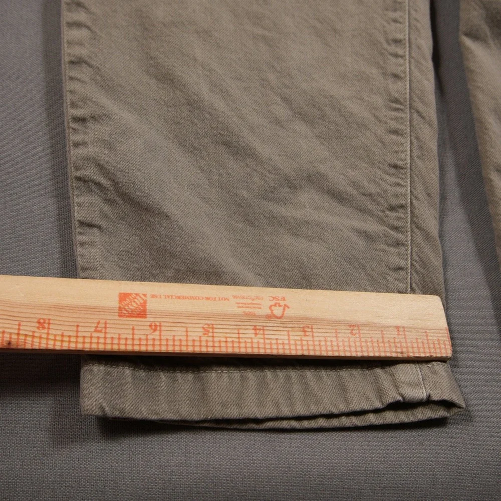 Marine Layer Relaxed Fit Pleated Front Men Chino Trousers Fits 31x28 Coastal